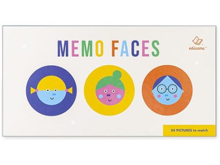 Jogo de Tabuleiro Memo Faces - Edicare Sale