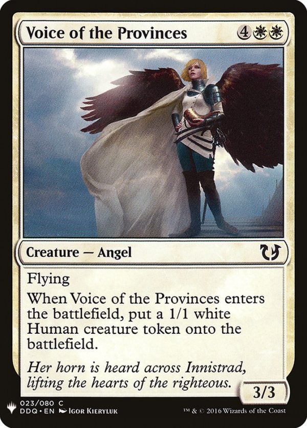 Voice of the Provinces [Mystery Booster] Discount