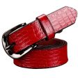 Fashion Belts for women Genuine leather belt woman High quality Designer Crocodile second layer Cow skin strap female for jeans Sale