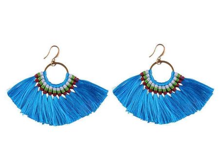 Fashion Hot Fringed Statement Earrings For Women Female Wedding Gifts Boho Tassel Drop Dangle Earrings Jewelry 5509 For Discount