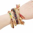 Boho charms tribal ethnic bangle tassel bracelet & bangles Supply