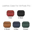 apple AirPods Pro Genuine Leather Earphone Protective Case Skin Cover Hot Against Bumps resistant Super Thin Shockproof - US Fast Shipping For Discount