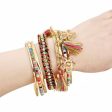 Boho charms tribal ethnic bangle tassel bracelet & bangles Supply