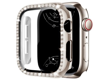 Indigeo Bling Diamond Tempered Glass Case For Apple Watch Series 10 Supply