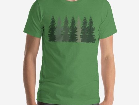 Trees t shirt, Men s T-shirt, Nature shirt, Hiking shirt, Graphic Tees, Forest Tshirt - Made in Usa Discount