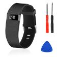 Compatible Bands Replacement for Fitbit Charge HR,Charge HR 1, with Metal Buckle Fitness Wristband Strap Sale