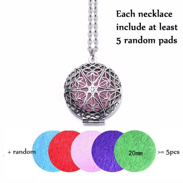 1pc 70cm Vintage Aromatherapy Perfume Essential Oils Diffuser Locket Necklace For Cheap