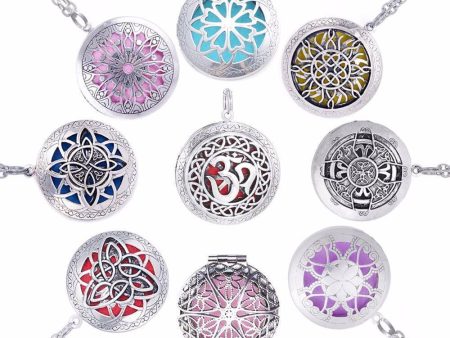 1pc 70cm Vintage Aromatherapy Perfume Essential Oils Diffuser Locket Necklace For Cheap