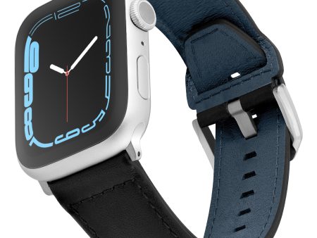 Stitched Leather Keeperless Strap for Apple Watch® For Discount