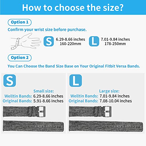 2-Pack Compatible Fitbit Versa   Fitbit Versa 2   Fitbit Versa Lite Breathable Woven Strap For Cheap