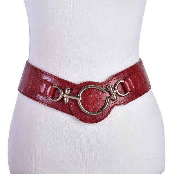 Fashion belt woman leather wide elastic belts for women dress Fashion