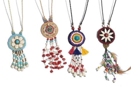 Handmade Bohemian Beads Tassel Necklaces on Sale