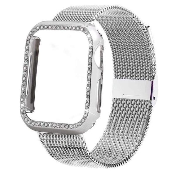 Milanese Loop bracelet & case stainless steel strap for series on Sale