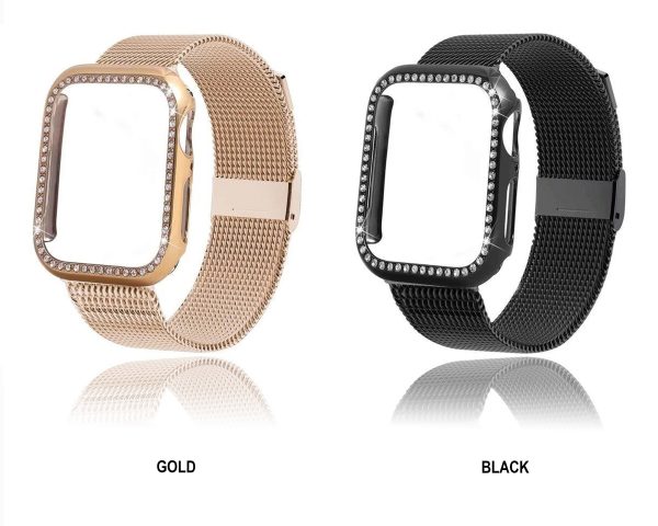 Milanese Loop bracelet & case stainless steel strap for series on Sale