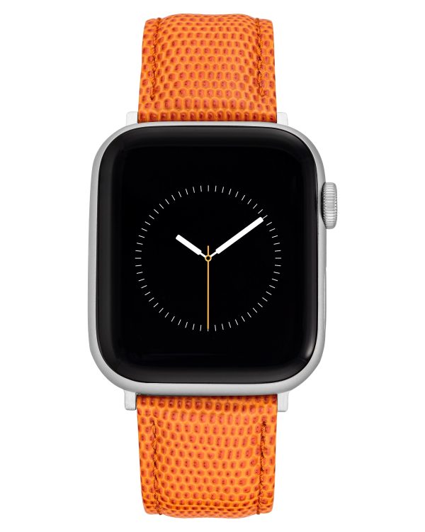 Lizard Grain Leather Band for Apple Watch® For Discount