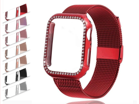 Milanese Loop bracelet & case stainless steel strap for series on Sale