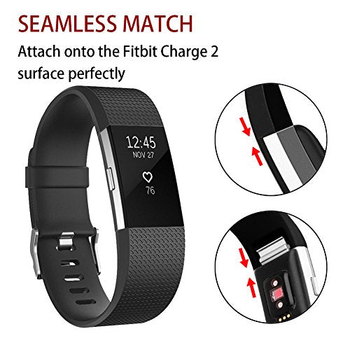 Replacement Bands Compatible for Fitbit Charge 2, Classic & Special Edition Adjustable Sport Wristbands Fashion