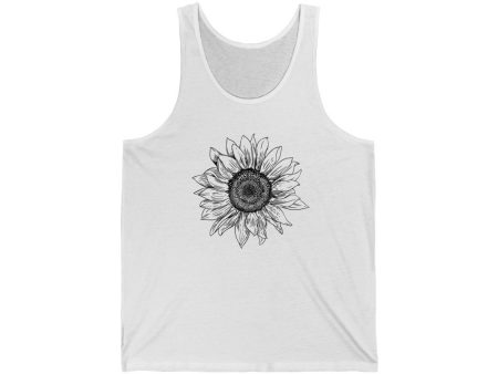 Sunflower Rising Unisex Jersey Tank on Sale