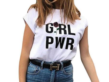 Girl Power T-shirt Women For Discount