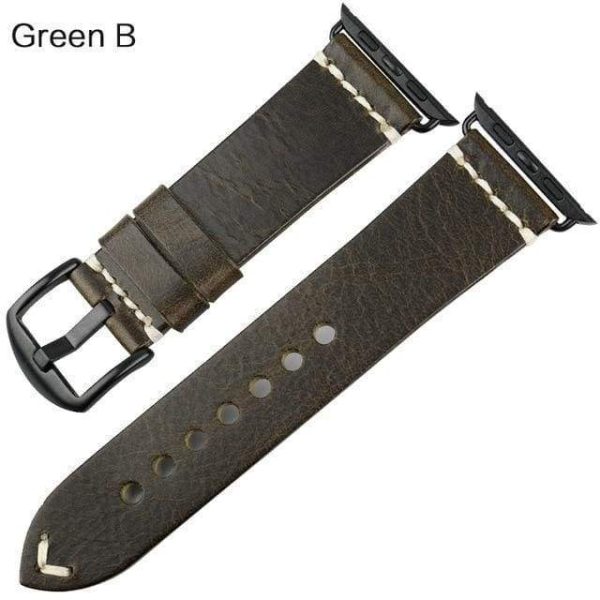 Vintage Greased Leather Fashion Bracelet Watchband Series Online