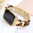 Gold Stainless Steel Denim Chain Women Men Watch Bands For Apple Watch Series Wrist Bracelet Belt iWatch Discount