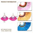 Fashion Hot Fringed Statement Earrings For Women Female Wedding Gifts Boho Tassel Drop Dangle Earrings Jewelry 5509 For Discount