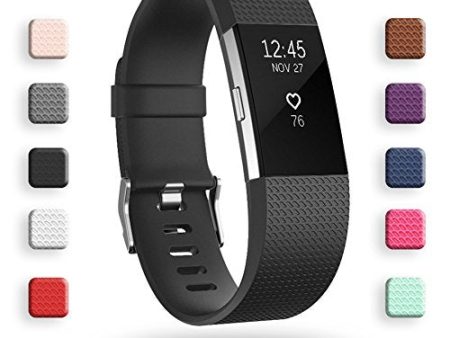 Replacement Bands Compatible for Fitbit Charge 2, Classic & Special Edition Adjustable Sport Wristbands Fashion