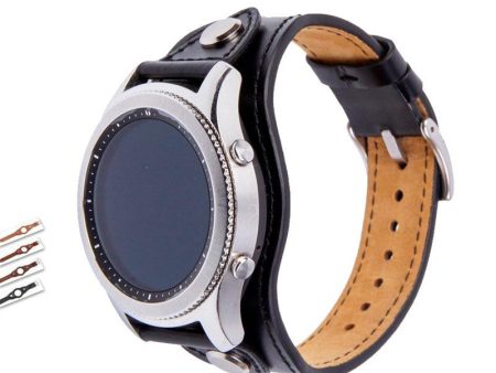 Smart Accessories For Samsung Classic Galaxy Watch 46mm Leather Band Replacement Straps Bracelet Тактильный Браслет Dropship #16|Smart Accessories| | Online now