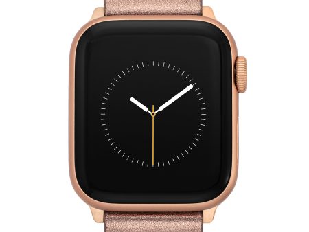 Metallic Leather Band for Apple Watch® on Sale