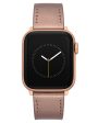 Metallic Leather Band for Apple Watch® on Sale