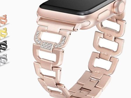 D Link Bracelet High-Quality Steel Metal Strap for iWatch Sale