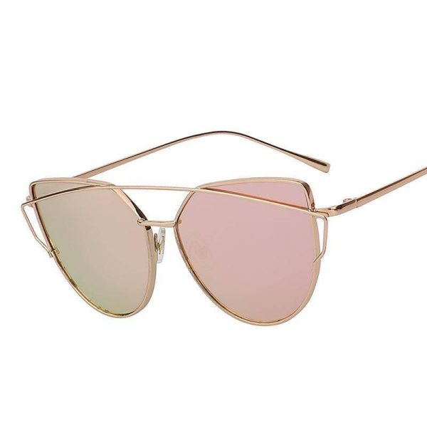 Cats Eye Mirror Shades Sunglasses Cheap