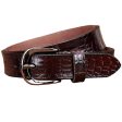 Fashion Belts for women Genuine leather belt woman High quality Designer Crocodile second layer Cow skin strap female for jeans Sale