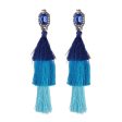 New Design Fashion Long Tassel Earrings Bohemian Wedding Jewelry Statement Hot Sale Dangle Drop Earring for Women Fashion