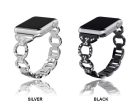 Bling Diamond Band Luxury Stainless Steel Link Strap For Series For Cheap