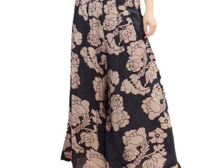 6 colors, Wide Leg Pant, Flower Capri Skirt Trousers on Sale