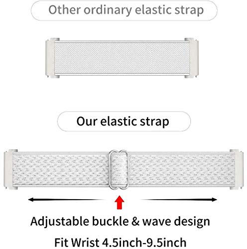 Adjustable stretch nylon fabric sports strap compatible with Fitbit Versa Versa 2 Versa Lite Versa SE Sale