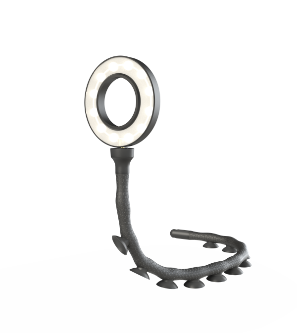 The Twist - 3  Suction Cup Video Call Ring Light For Sale