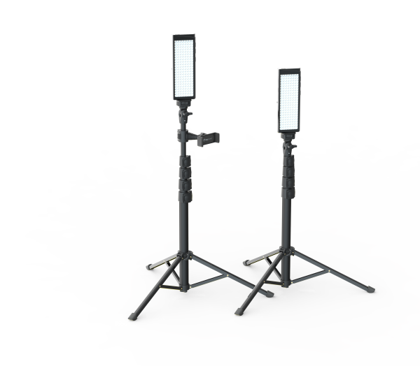 PRO2 - Two Point Lighting Set - Two 180 LED Lights + Two Pro Stands Kit Online Hot Sale