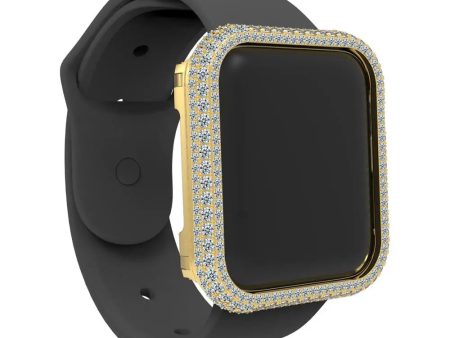 10％ Off | Luxury Full Bling Rhinestone Crystal Diamond Bezel Case Cover for Apple Watch Series Men Women Online