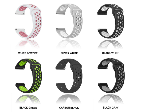 22mm 20mm Strap Wristband for Samsung Galaxy Watch Active 46mm Band Gear S3 Frontier 42mm Unisex watch gt strap silicone watchband men women Online Sale