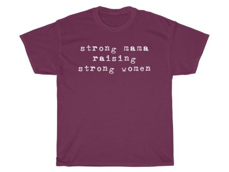 Strong Mama Raising Strong women women tshirt tops, short sleeve ladies cotton tee shirt  t-shirt, small - large plus size Online now