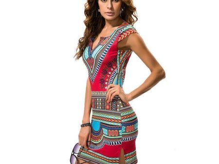 African Dashiki, Boho, Long Shirt   Short Dress Sale