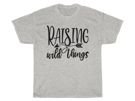 Raising Wild Things shirt, cute mom Top tee, Gifts for mother, unisex tshirt Sale