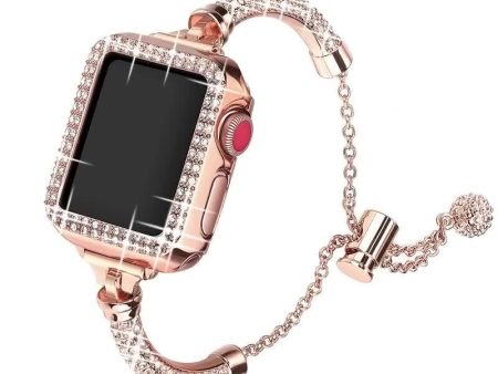 Diamond Strap for Apple Watch Ultra Band IWatch Series Luxury Bracelet For Sale