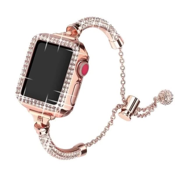 Diamond Strap for Apple Watch Ultra Band IWatch Series Luxury Bracelet For Sale