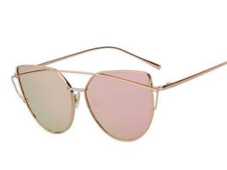 Cat Eye Mirror Shades Sunglasses on Sale