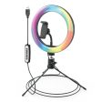 Shooting Star Video Blogging Kit with RGB Rainbow Ring Light on Sale