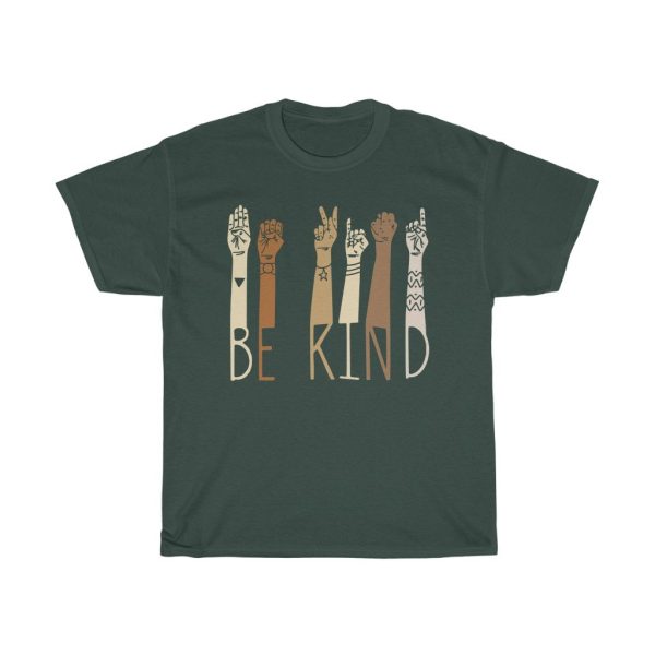 Be Kind Sign Language Shirt, Kindness Tee, Teacher Shirt, Anti-Racism Equality tshirt design unisex. gift for him and her For Sale