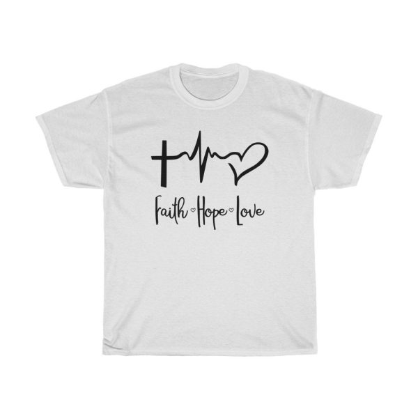 Faith Love Hope women tshirt tops, short sleeve ladies cotton tee shirt , small - large plus size Online Hot Sale